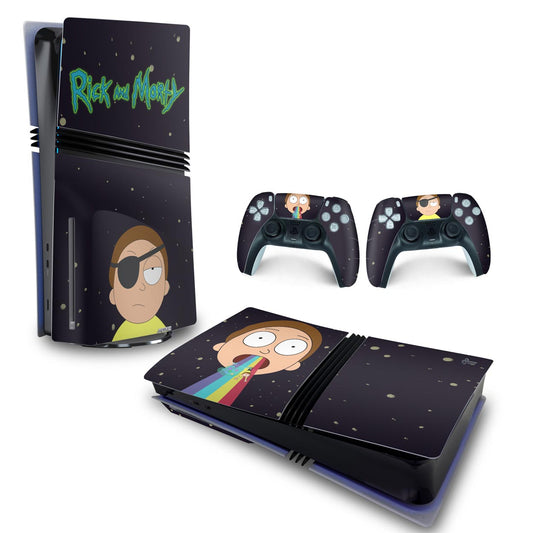 Skin Anti-Rage PS5 Pro Horizontal - Morty Rick And Morty