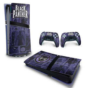 Skin Anti-Rage PS5 Pro Horizontal - Pantera Negra Comics - Pop Arte Skins - foto 4