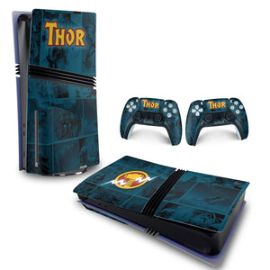 Skin Anti-Rage PS5 Pro Horizontal - Thor Comics - Pop Arte Skins