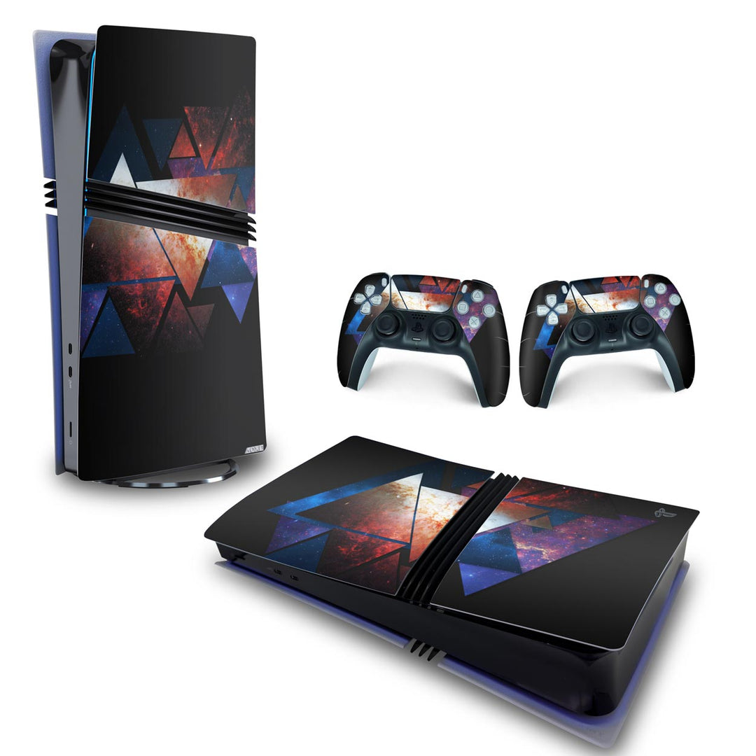 Skin Anti-Rage PS5 Pro Horizontal - Abstrato #90 - Pop Arte Skins - foto 4