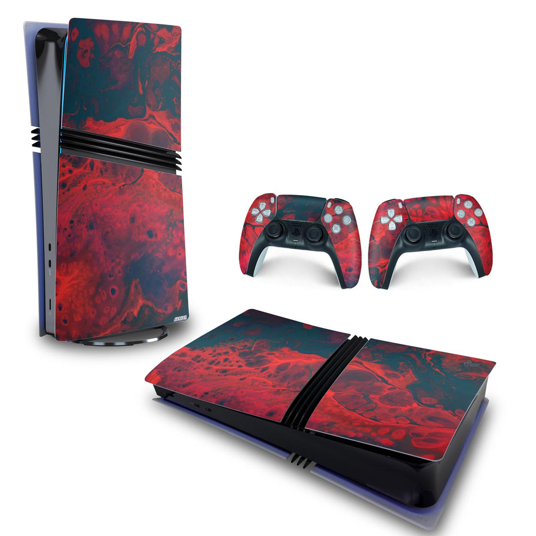 Skin Anti-Rage PS5 Pro Horizontal - Abstrato #98 - Pop Arte Skins - foto 4