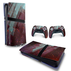Skin Anti-Rage PS5 Pro Horizontal - Abstrato #100 - Pop Arte Skins