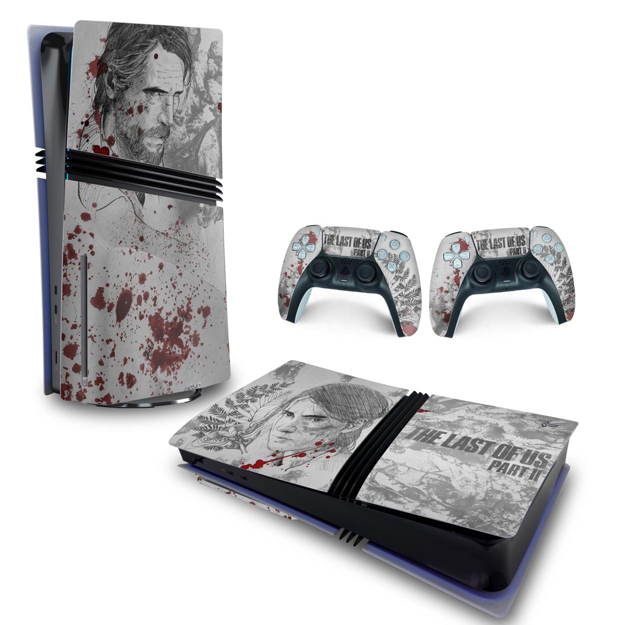 Skin Anti-Rage PS5 Pro Horizontal - Modelo 107