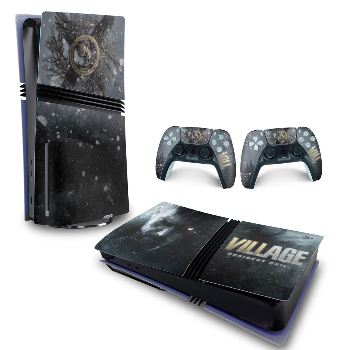 Skin Anti-Rage PS5 Pro Horizontal - Resident Evil Village