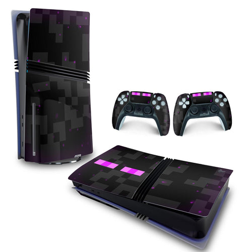 Skin Anti-Rage PS5 Pro Horizontal - Minecraft Enderman