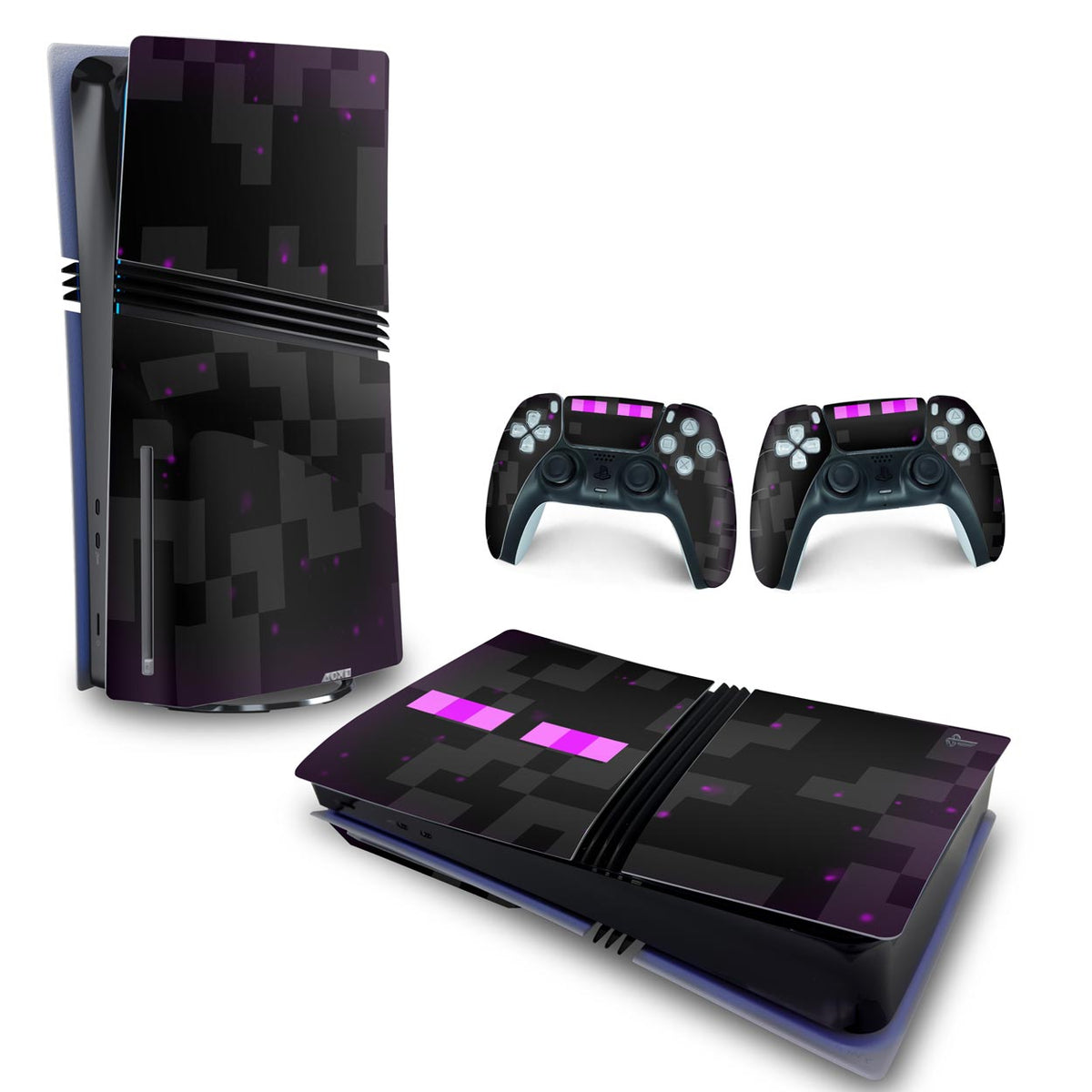 Skin Anti-Rage PS5 Pro Horizontal - Minecraft Enderman