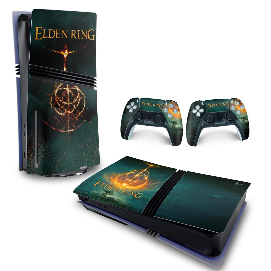Skin Anti-Rage PS5 Pro Horizontal - Elden Ring - Pop Arte Skins