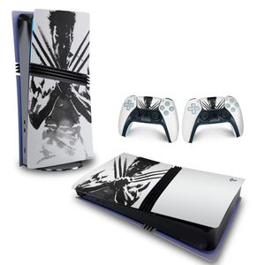 Skin Anti-Rage PS5 Pro Horizontal - Wolverine X-men - Pop Arte Skins - foto 4