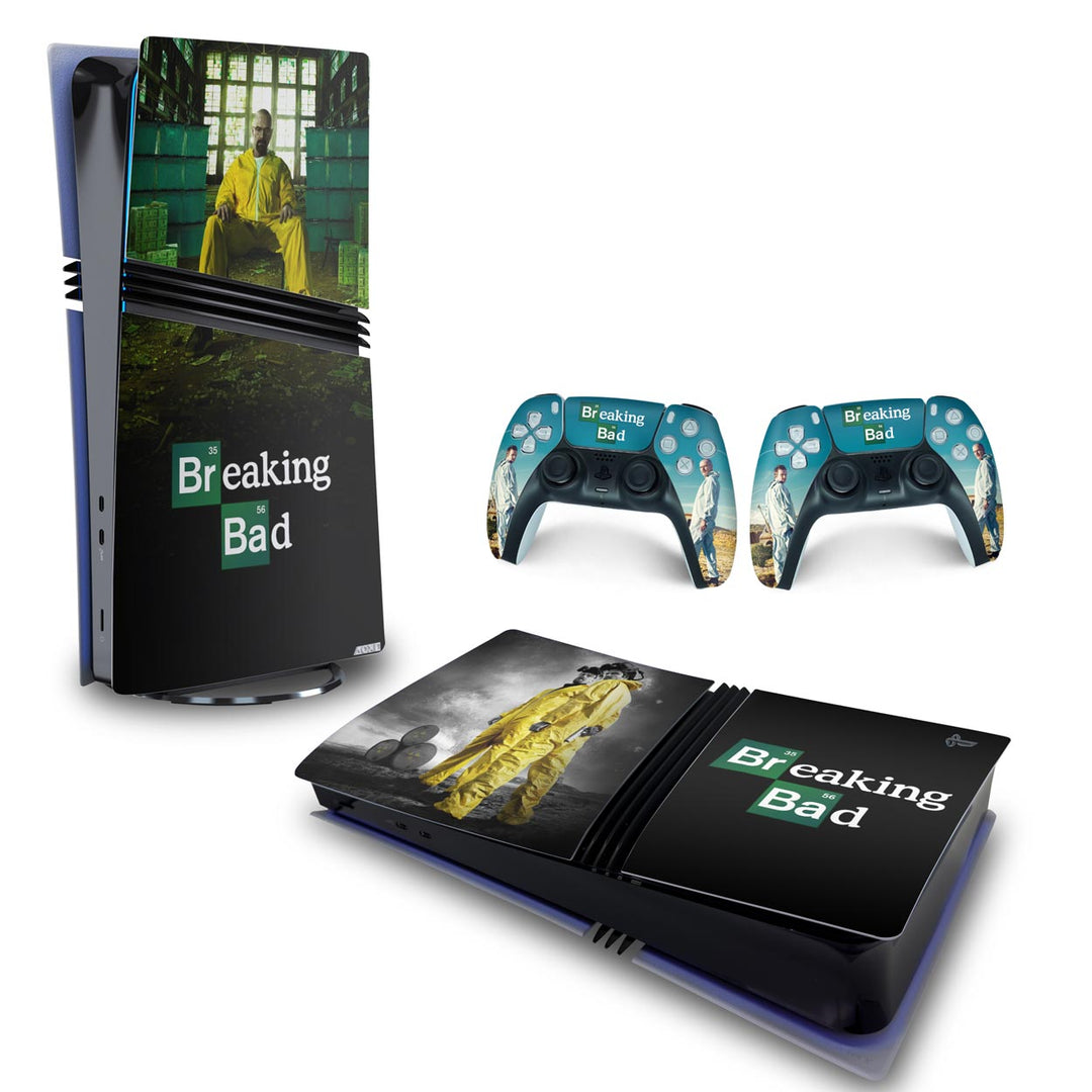 Skin Anti-Rage PS5 Pro Horizontal - Breaking Bad - Pop Arte Skins - foto 4