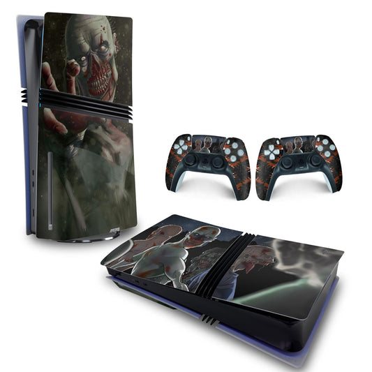 Skin Anti-Rage PS5 Pro Horizontal - Zombie Zumbi The Walking