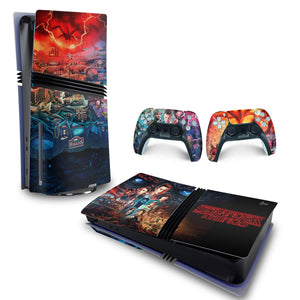 Skin Anti-Rage PS5 Pro Horizontal - Stranger Things - Pop Arte Skins