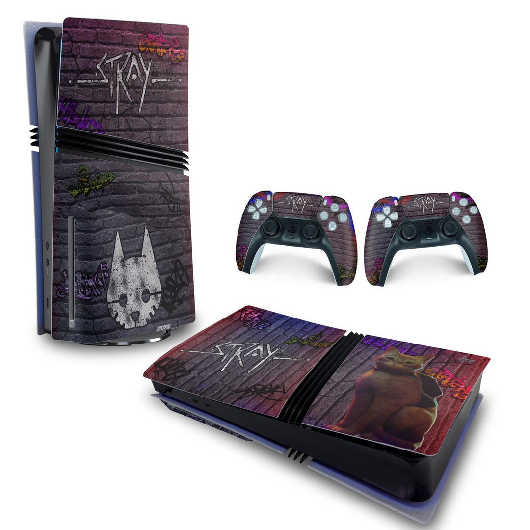 Skin Anti-Rage PS5 Pro Horizontal - Stray - Pop Arte Skins