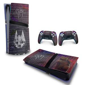 Skin Anti-Rage PS5 Pro Horizontal - Stray - Pop Arte Skins - foto 4