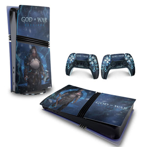 Skin Anti-Rage PS5 Pro Horizontal - God of War Ragnarok B - Pop Arte Skins - foto 4