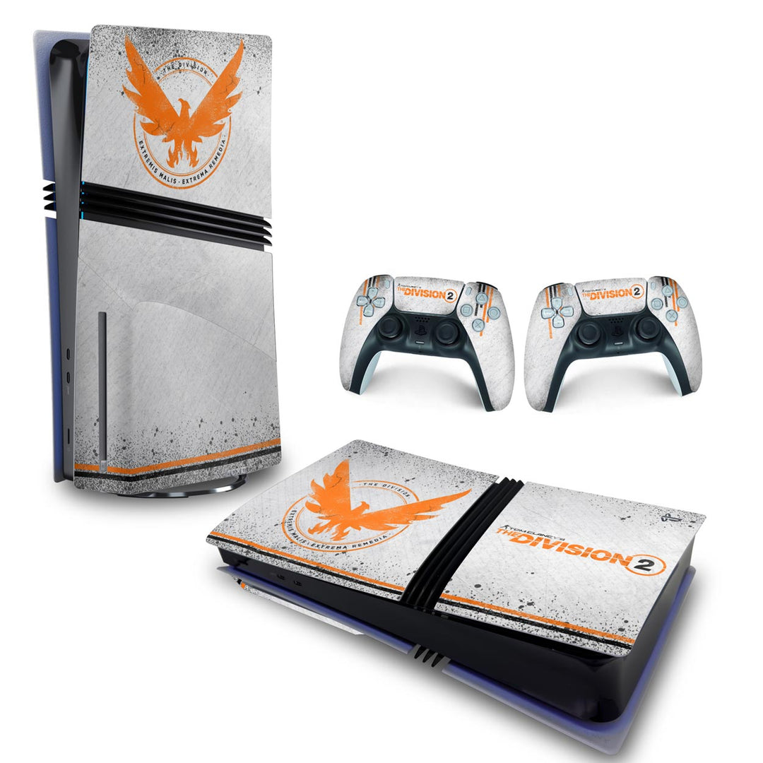 Skin Anti-Rage PS5 Pro Horizontal - The Division 2 - Pop Arte Skins