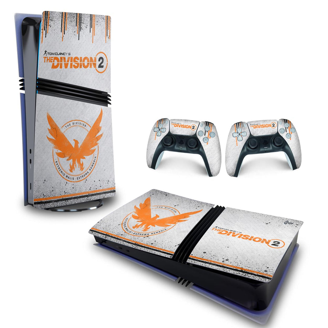 Skin Anti-Rage PS5 Pro Horizontal - The Division 2 - Pop Arte Skins - foto 4