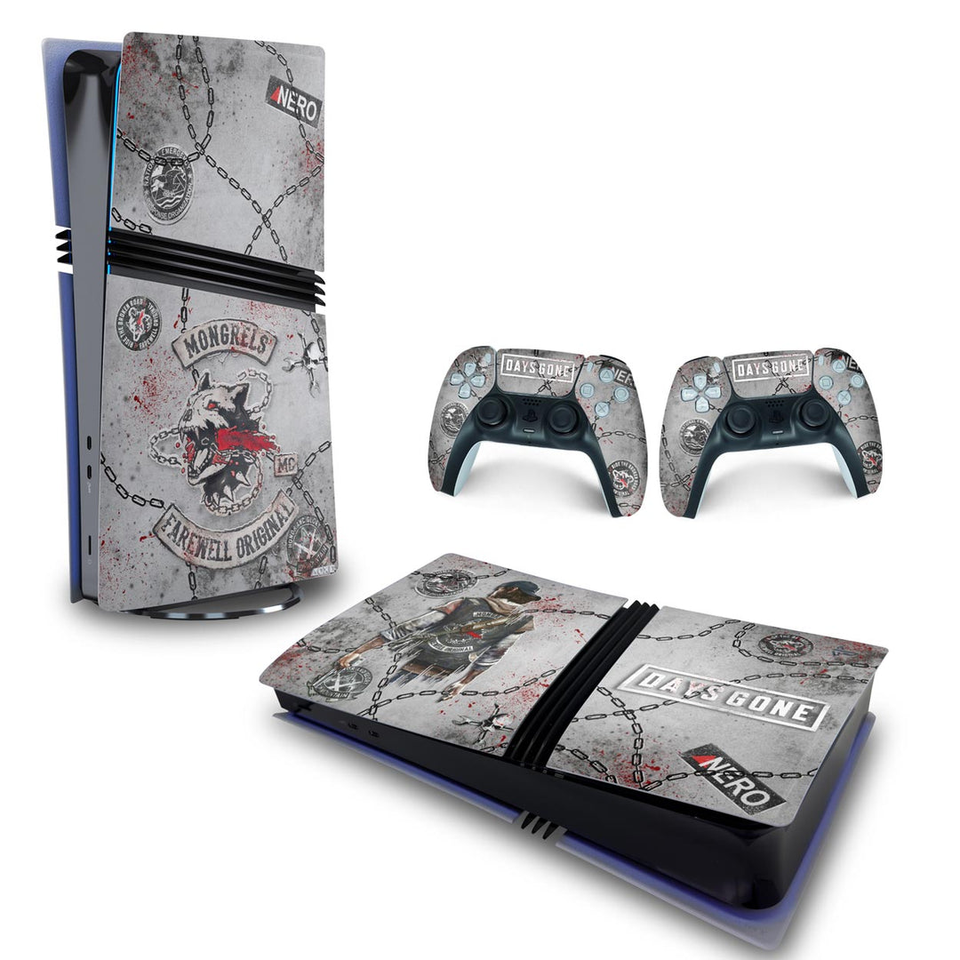 Skin Anti-Rage PS5 Pro Horizontal - Days Gone - Pop Arte Skins - foto 4