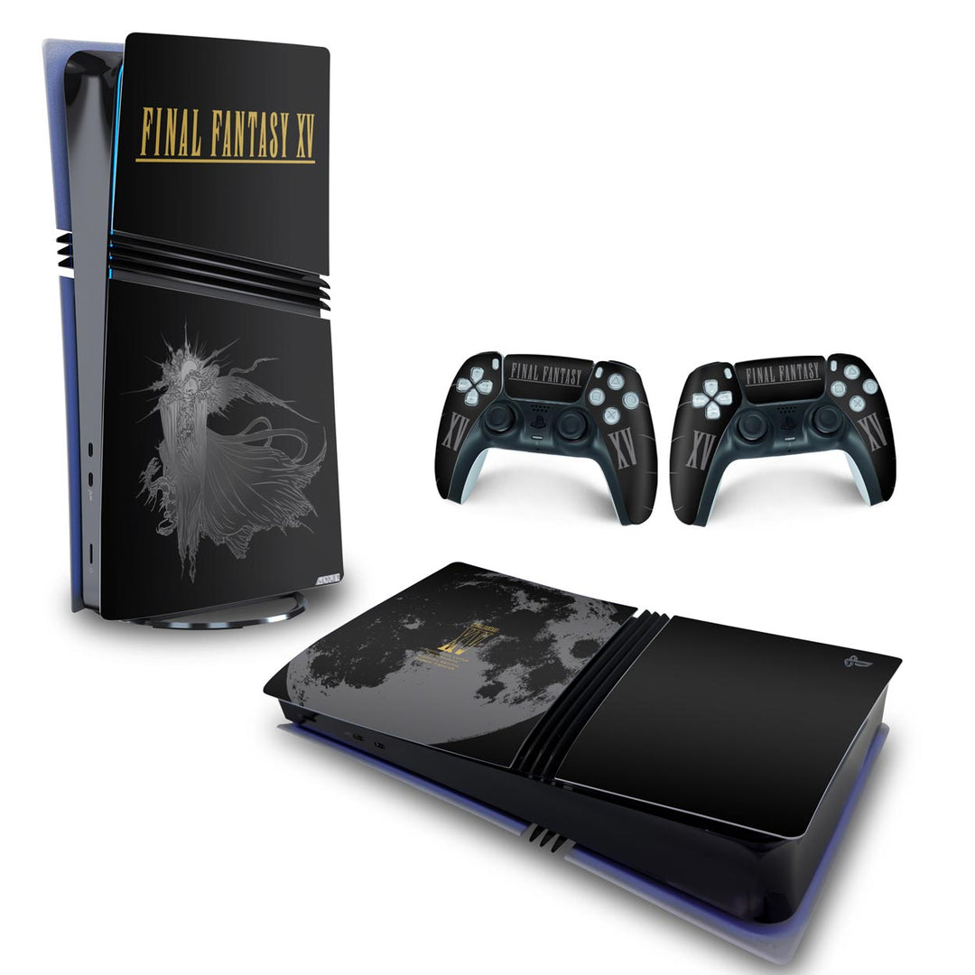 Skin Anti-Rage PS5 Pro Horizontal - Final Fantasy XV Bundle - Pop Arte Skins - foto 4