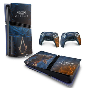 Skin Anti-Rage PS5 Pro Horizontal - Assassin's Creed Mirage - Pop Arte Skins