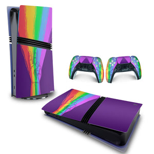 Skin Anti-Rage PS5 Pro Horizontal - Rainbow Colors Colorido - Pop Arte Skins - foto 4