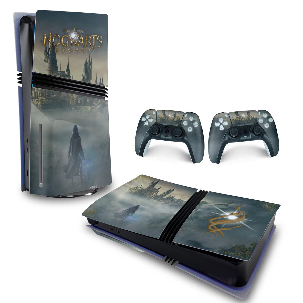 Skin Anti-Rage PS5 Pro Horizontal - Hogwarts Legacy