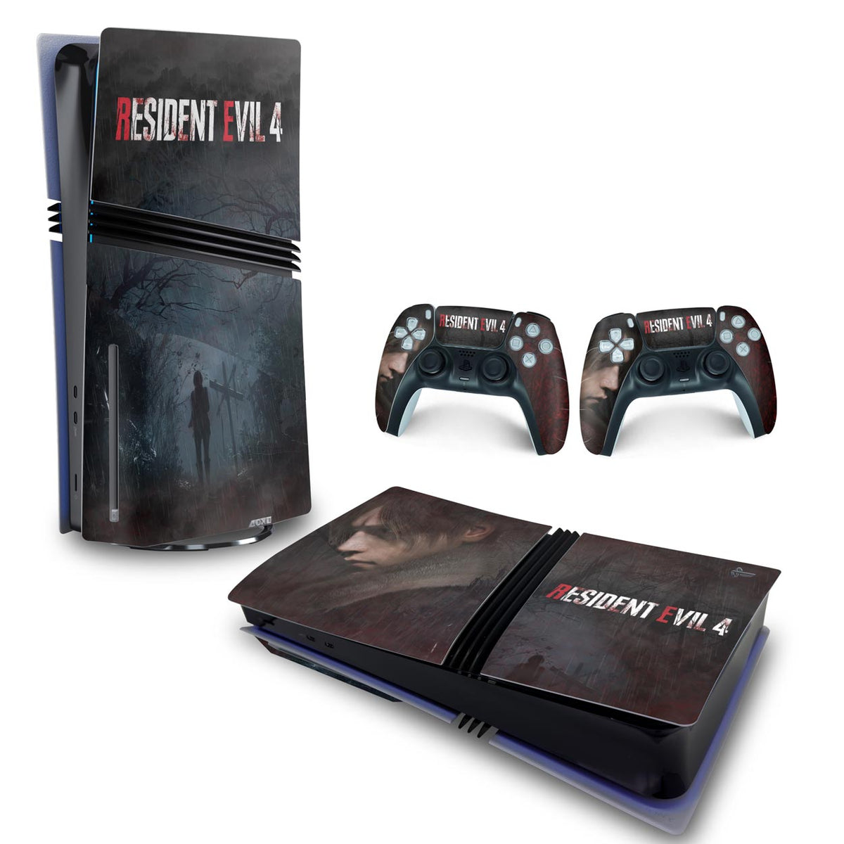 Skin Anti-Rage PS5 Pro Horizontal - Resident Evil 4 Remake