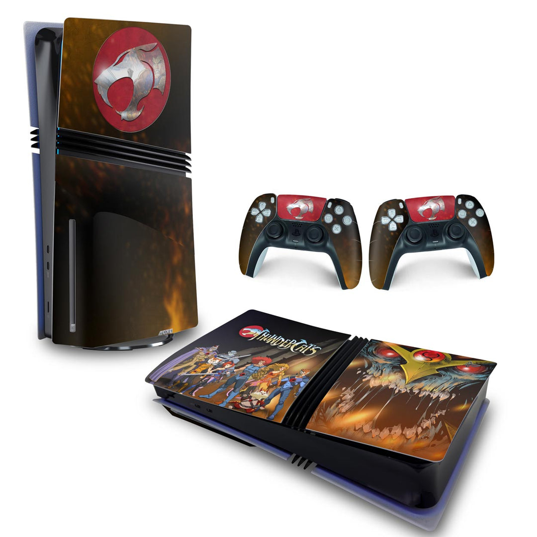 Skin Anti-Rage PS5 Pro Horizontal - Thundercats - Pop Arte Skins