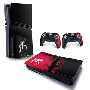 Skin Anti-Rage PS5 Pro Horizontal - Spider-Man Homem Aranha 2 Edition - Pop Arte Skins