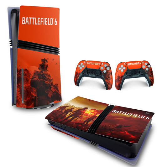 Skin Anti-Rage PS5 Pro Horizontal - Battlefield 6