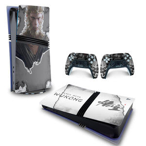 Skin Anti-Rage PS5 Pro Horizontal - Black Myth: Wukong - Pop Arte Skins - foto 4