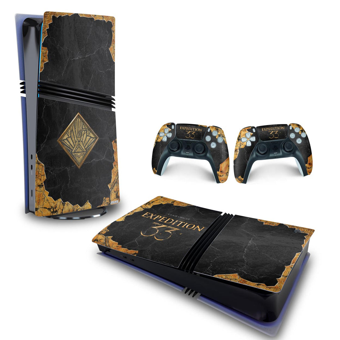 Skin Anti-Rage PS5 Pro Horizontal - Clair Obscur: Expedition 33 - Pop Arte Skins - foto 4