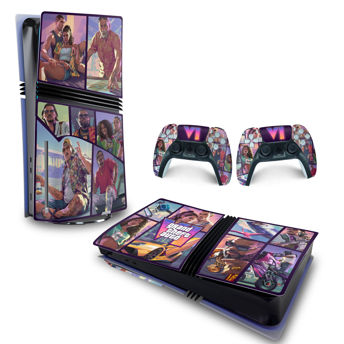 Skin Anti-Rage PS5 Pro Horizontal - Modelo 205
