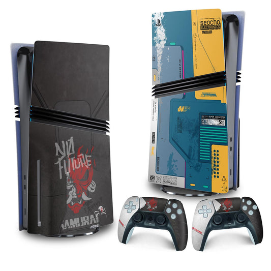 Skin Anti-Rage PS5 Pro Vertical - Cyberpunk 2077 Bundle