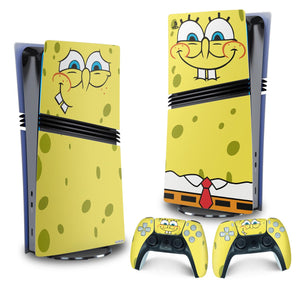 Skin Anti-Rage PS5 Pro Vertical - Bob Esponja - Pop Arte Skins - foto 4