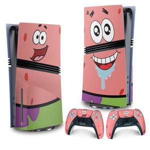 Skin Anti-Rage PS5 Pro Vertical - Patrick - Pop Arte Skins