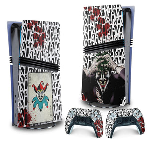 Skin Anti-Rage PS5 Pro Vertical - Joker Coringa - Pop Arte Skins - foto 4