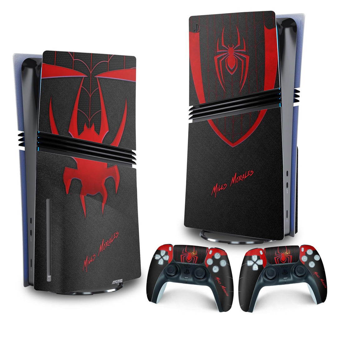 Skin Anti-Rage PS5 Pro Vertical - Spider-Man: Miles Morales - Pop Arte Skins