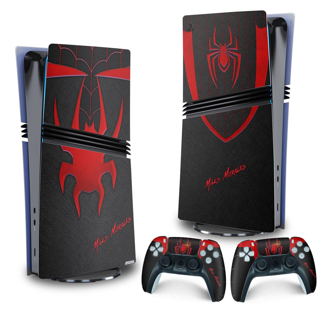Skin Anti-Rage PS5 Pro Vertical - Spider-Man: Miles Morales - Pop Arte Skins - foto 4