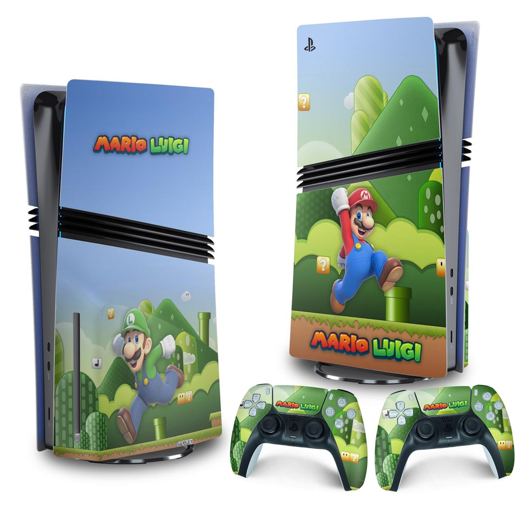 Skin Anti-Rage PS5 Pro Vertical - Super Mario - Pop Arte Skins