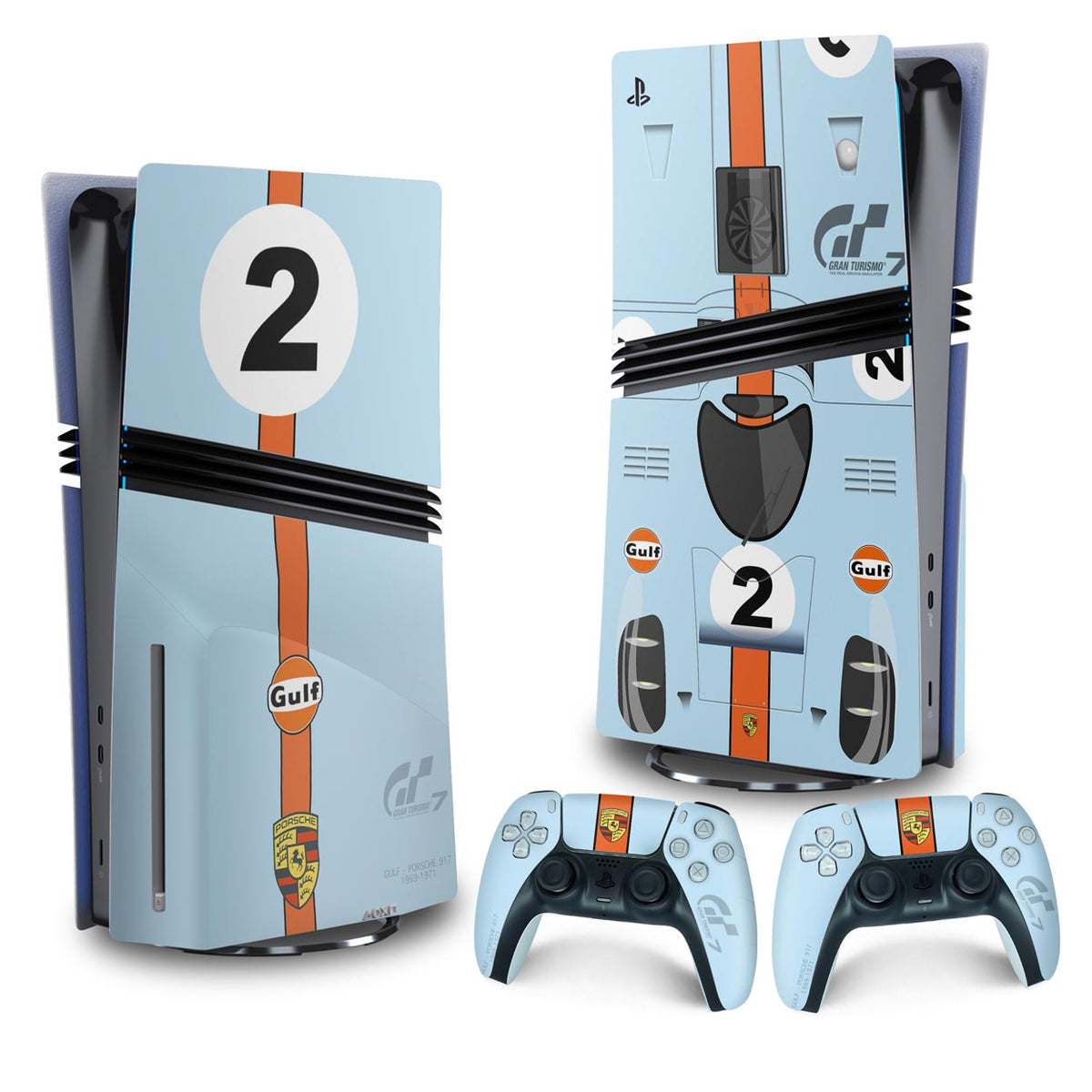 Skin Anti-Rage PS5 Pro Vertical - Gran Turismo 7