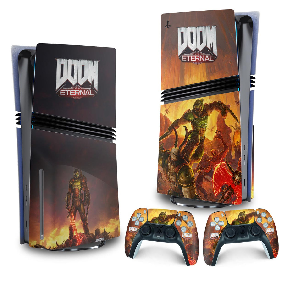 Skin Anti-Rage PS5 Pro Vertical - Doom Eternal