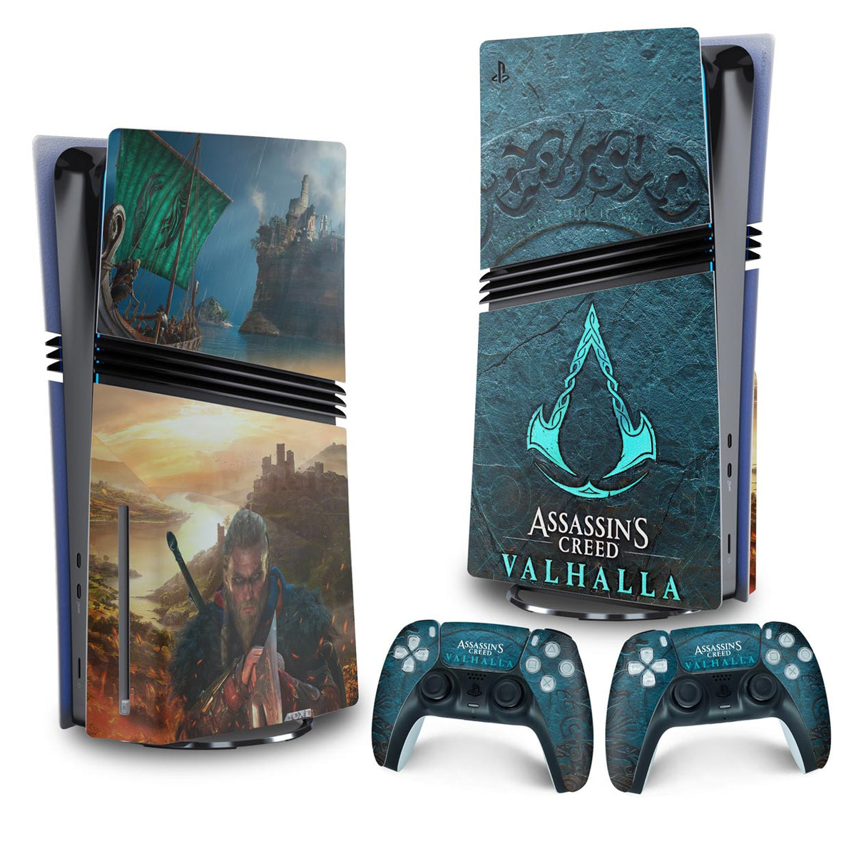 Skin Anti-Rage PS5 Pro Vertical - Assassin's Creed Valhalla