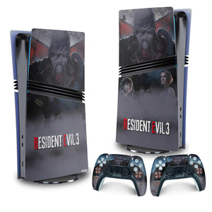 Skin Anti-Rage PS5 Pro Vertical - Resident Evil 3 Remake - Pop Arte Skins - foto 4