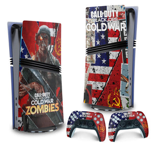 Skin Anti-Rage PS5 Pro Vertical - Call Of Duty Cold War - Pop Arte Skins - foto 4