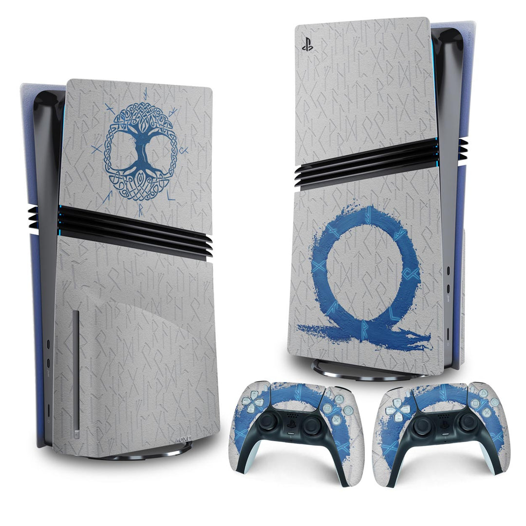 Skin Anti-Rage PS5 Pro Vertical - God Of War Ragnarok - Pop Arte Skins