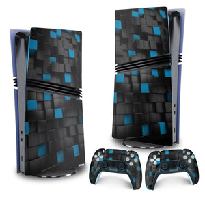 Skin Anti-Rage PS5 Pro Vertical - Cubos - Pop Arte Skins - foto 4