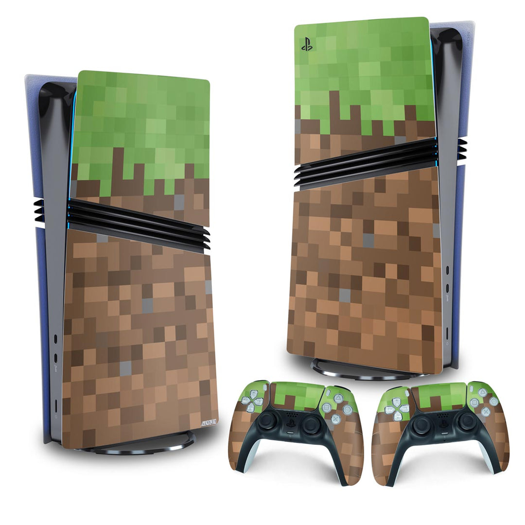 Skin Anti-Rage PS5 Pro Vertical - Minecraft - Pop Arte Skins - foto 4