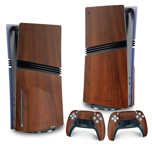 Skin Anti-Rage PS5 Pro Vertical - Madeira