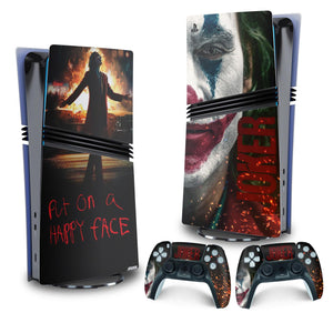 Skin Anti-Rage PS5 Pro Vertical - Joker Filme - Pop Arte Skins - foto 4