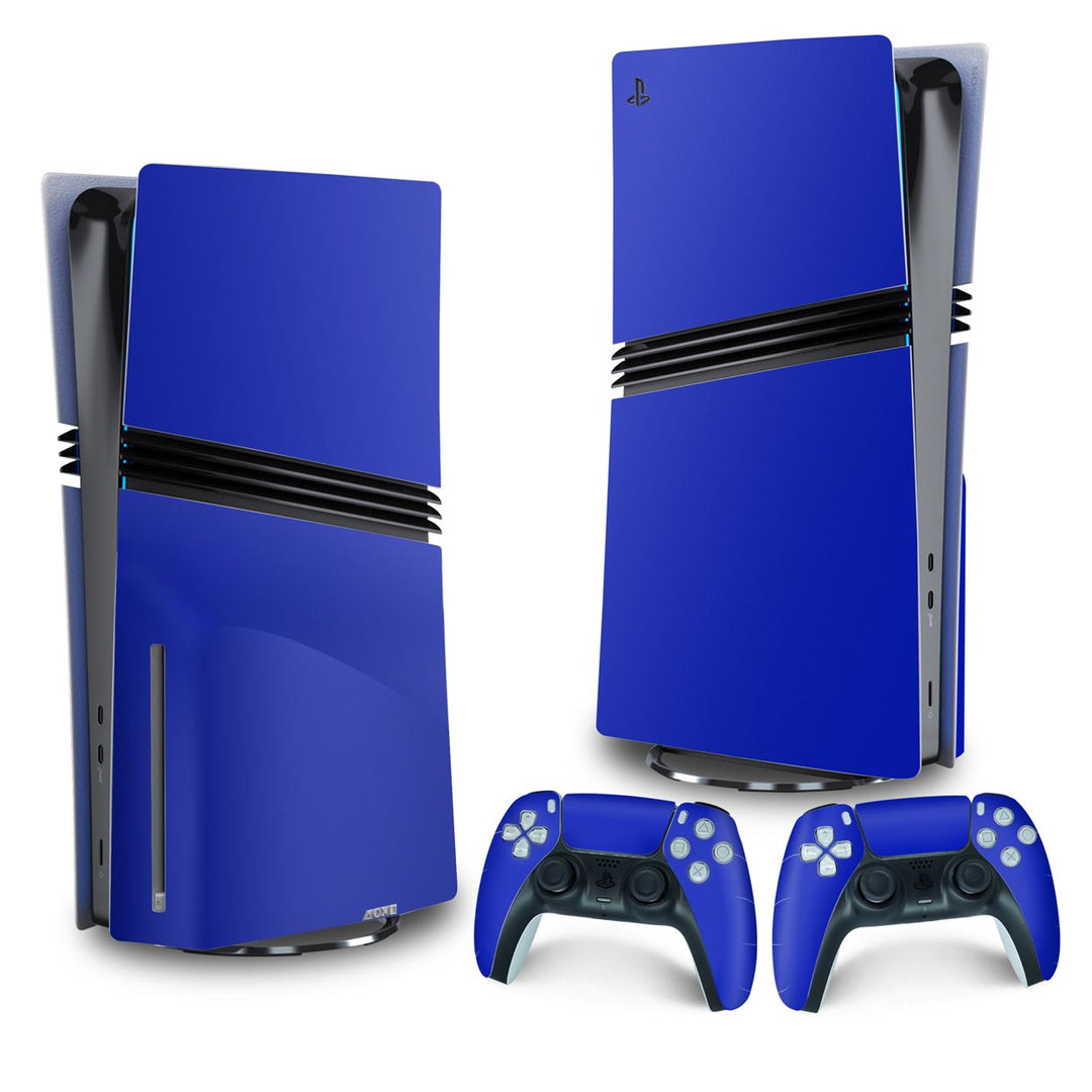 Skin Anti-Rage PS5 Pro Vertical - Azul Escuro - Pop Arte Skins